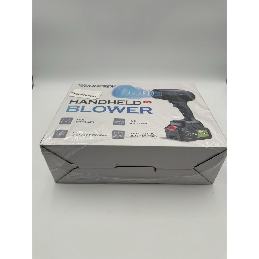 NEW VUQUESEN 21V Cordless Handheld Turbo Blower 2 Batteries Charger NIB - Picture 8 of 10